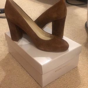 Mark Fisher Isabelle Suede Heels